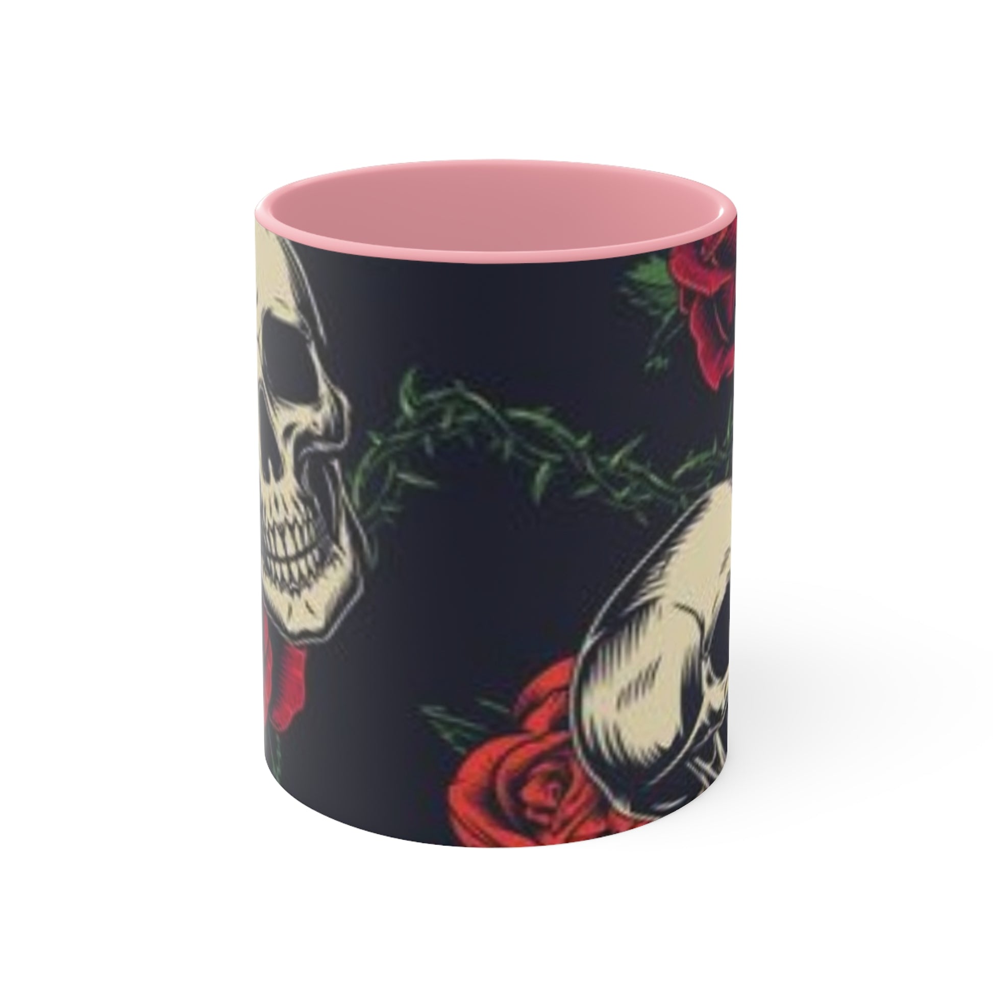 SKULL ROSE - Accent Mugs - Rock n Royalty Designs