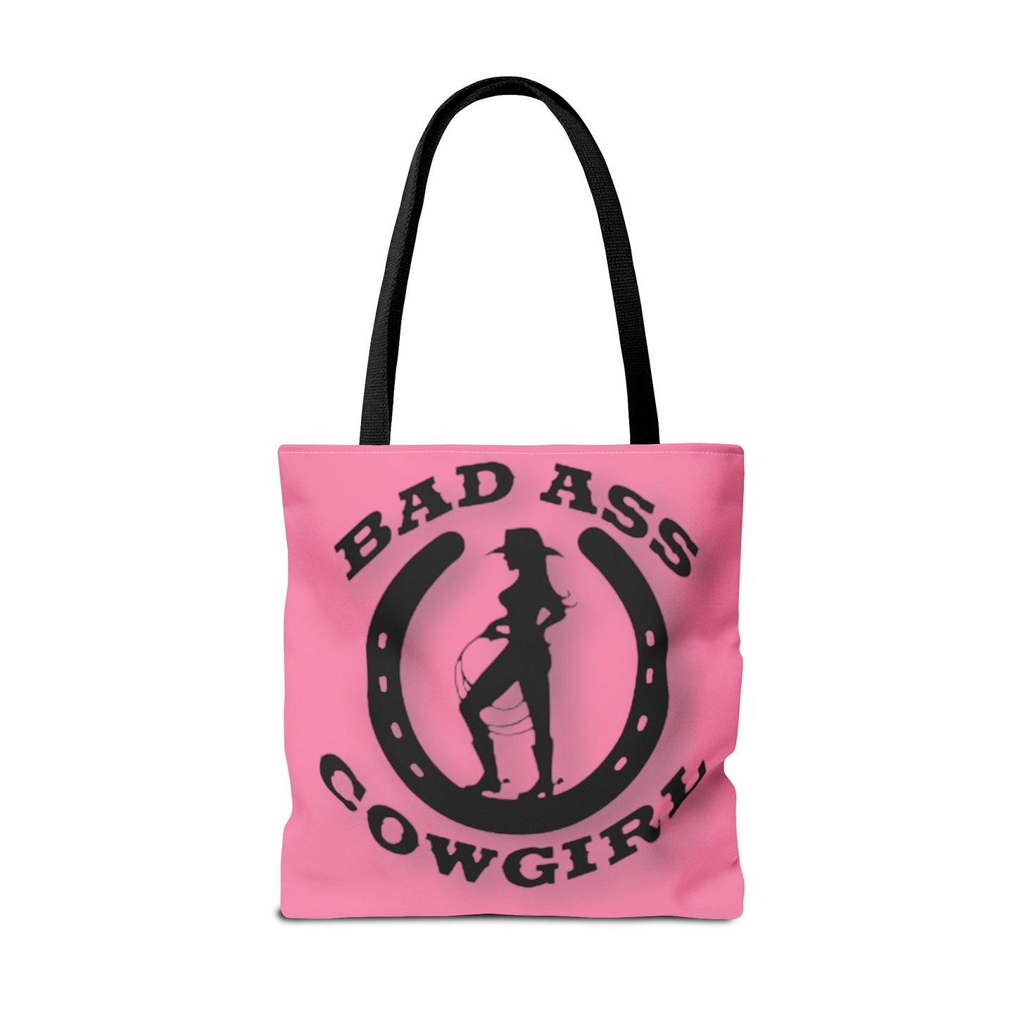 BAD ASS COWGIRL - 2 DESIGNS 1 Tote Bag (AOP) Printify