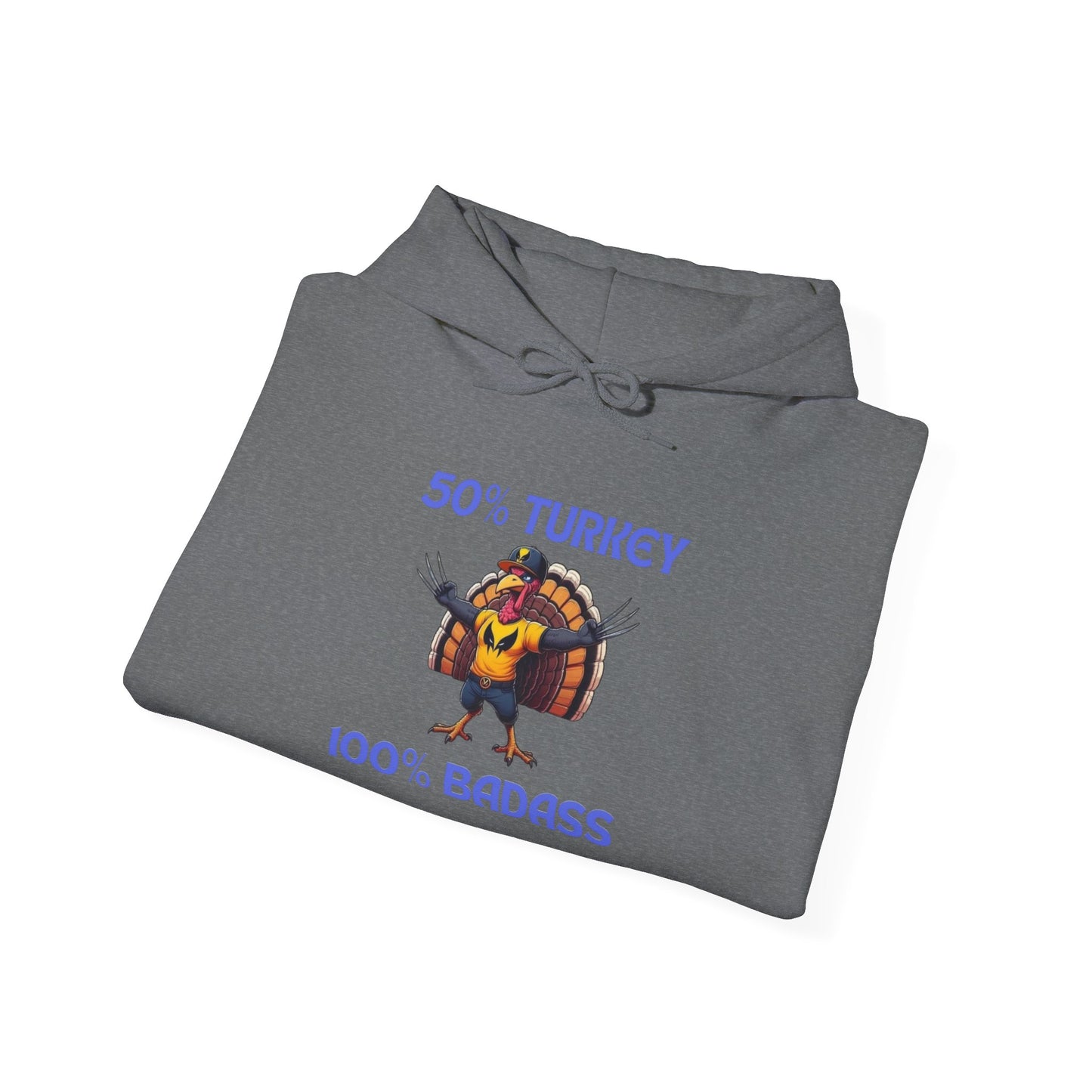 Badass Turkey Hoodie Printify