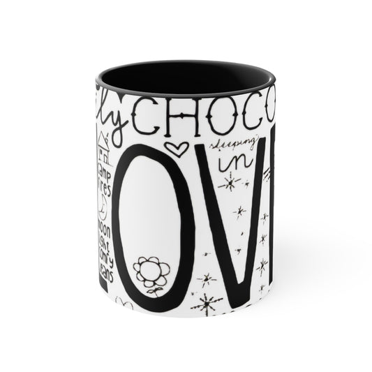 All LOVE- Accent Mugs - Rock n Royalty Designs