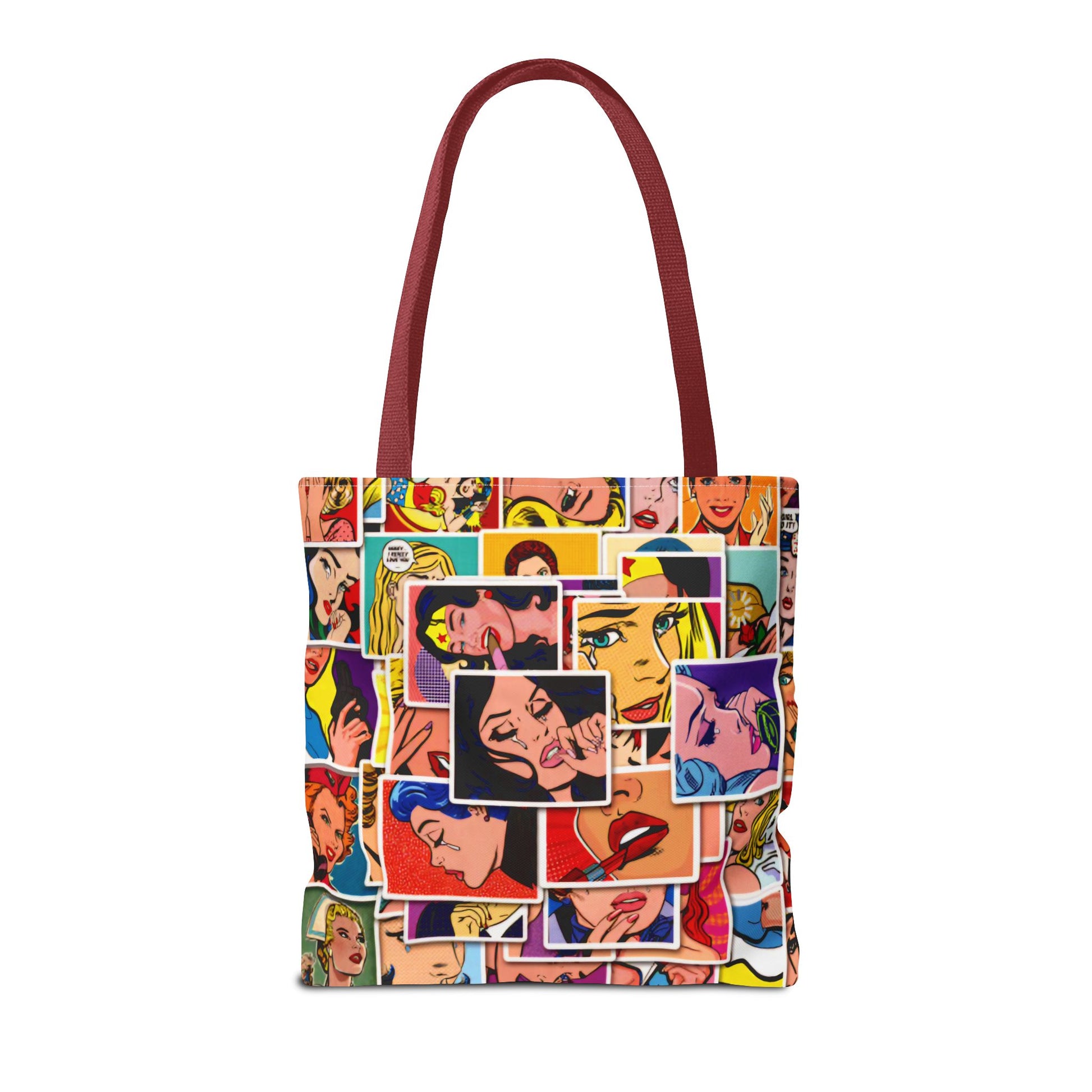 Modern Woman Comic Style - Tote Bag (AOP) - Rock n Royalty Designs