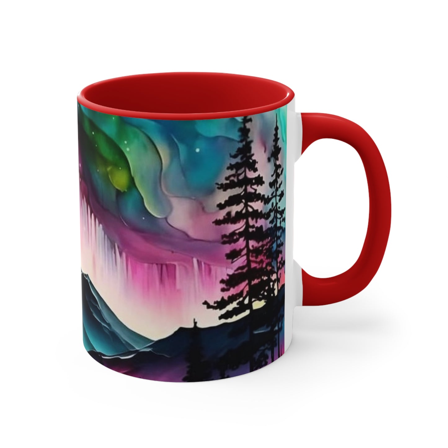 Beautiful Forest - Accent Mugs Printify