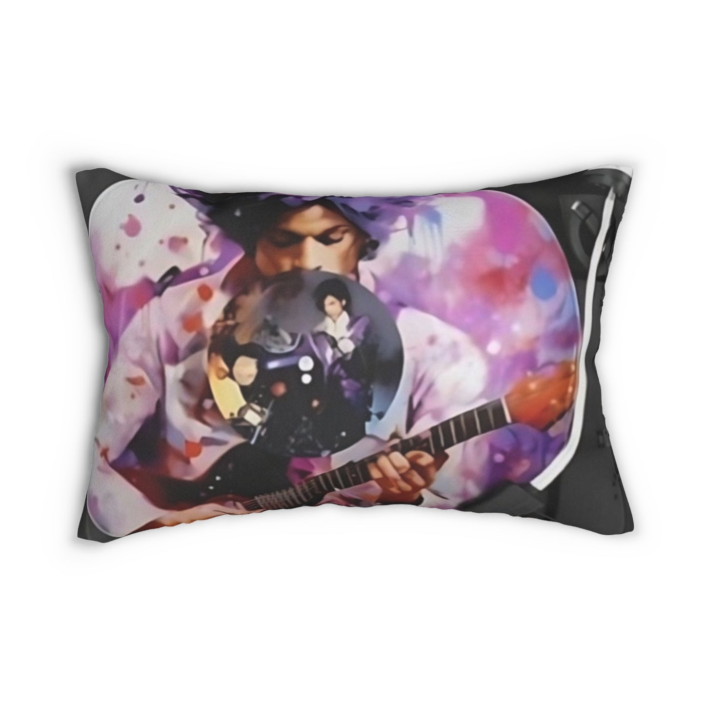 PRINCE Inspired Album Spun Polyester Lumbar Pillow Printify