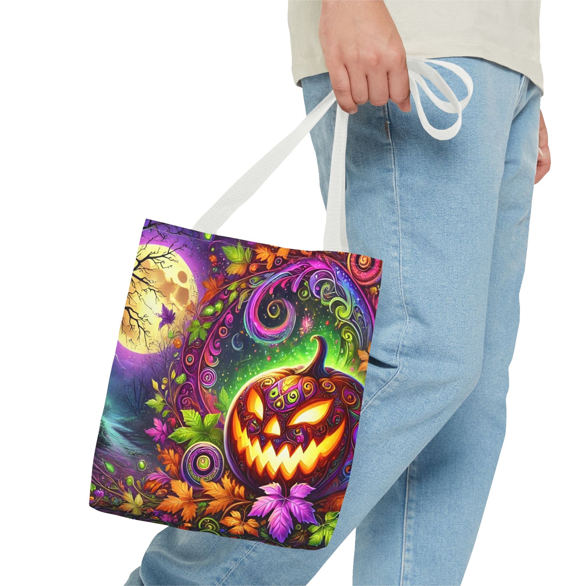 Scary Halloween 🎃  Tote Bag (AOP) Printify