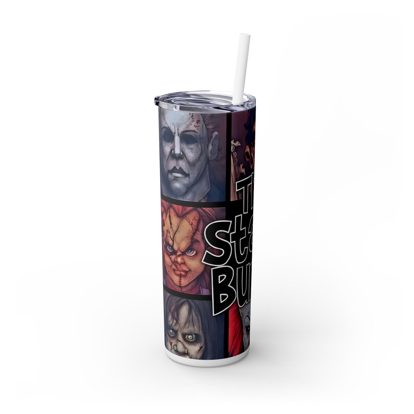 THE STABBY BUNCH - Skinny Tumbler with Straw, 20oz - Rock n Royalty Designs