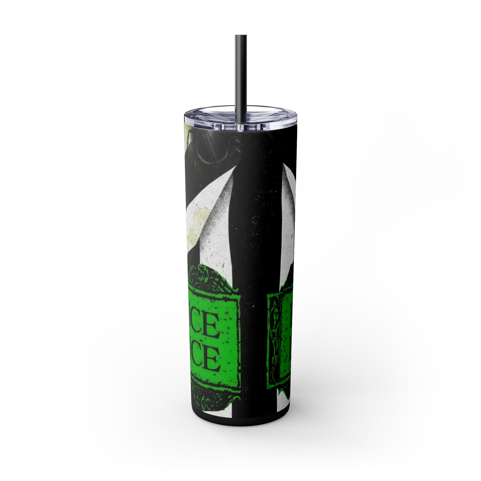 BEETLEJUICE BEETLEJUICE - Skinny Tumbler with Straw, 20oz - Rock n Royalty Designs