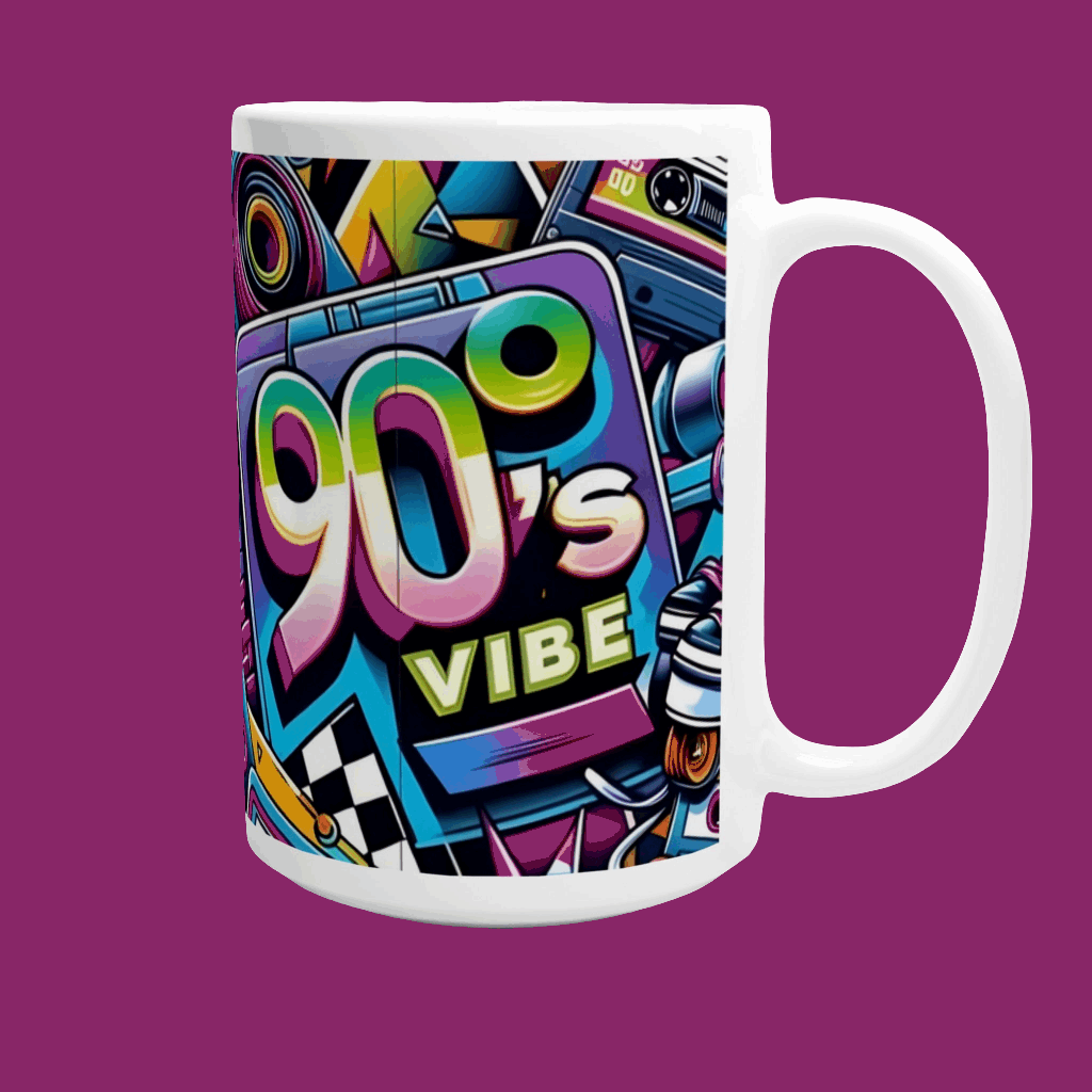 90s Vibe Coffee 15 oz Mug