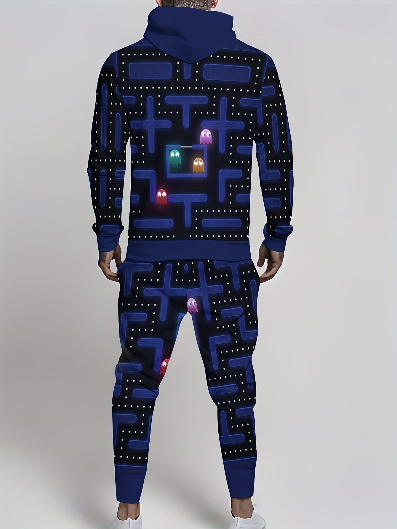 Pac-Man Regular + Plus Size Hoodie & Sweatpants Set - Rock n Royalty Designs