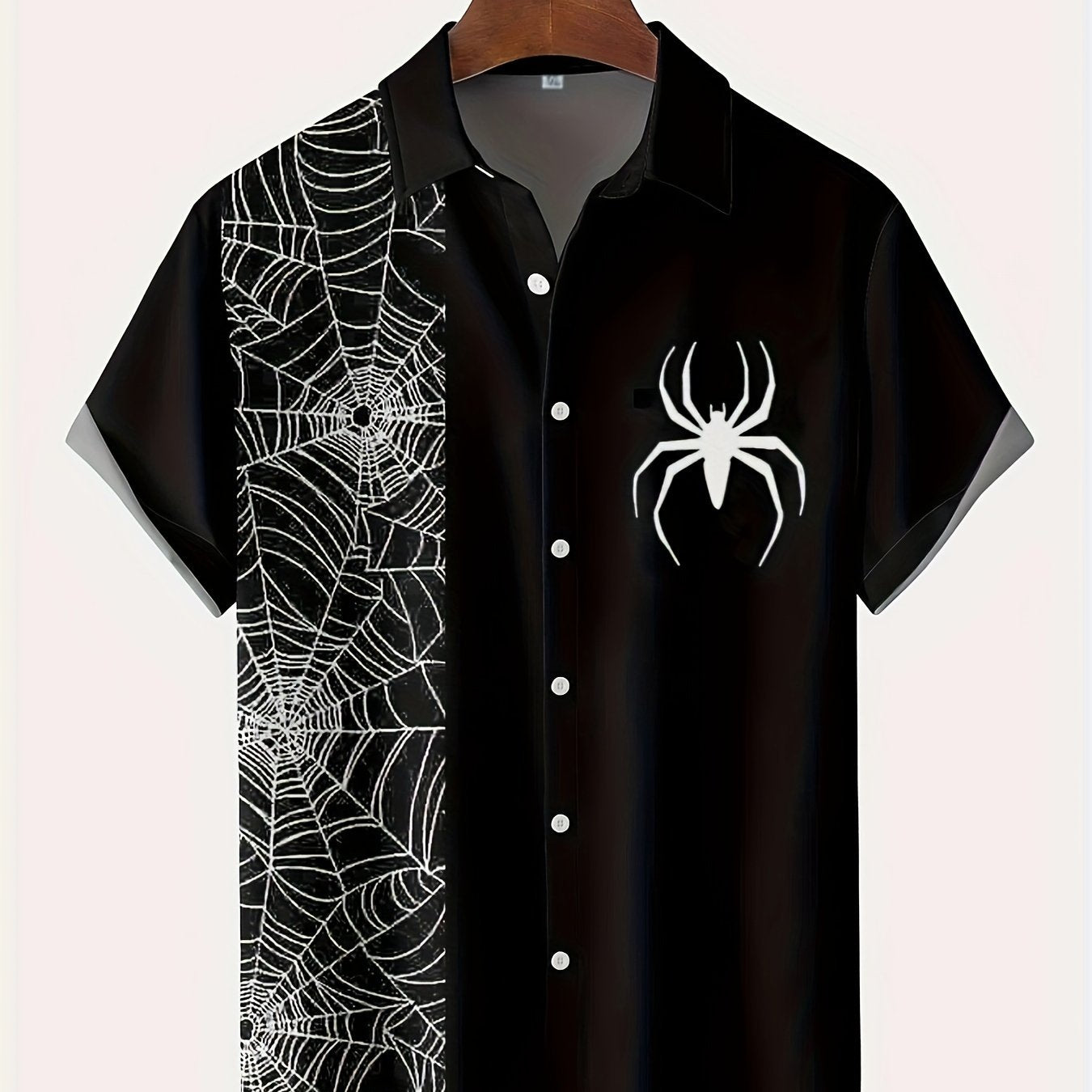 Vintage Spider Web Casual Shirt - Rock n Royalty Designs