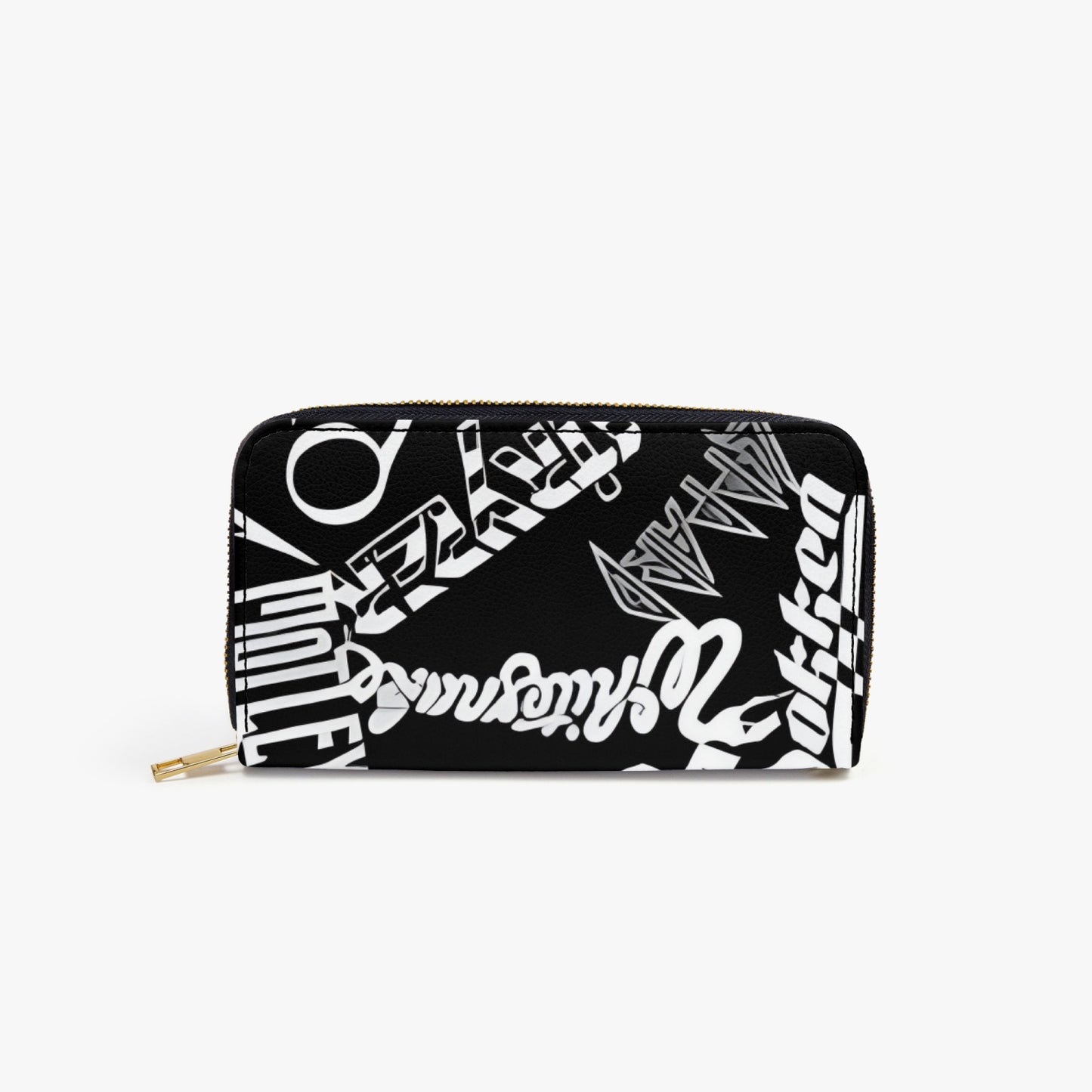 982. CLASSIC ROCK (BLACK/WHITE) Wallet with Wrist Strap