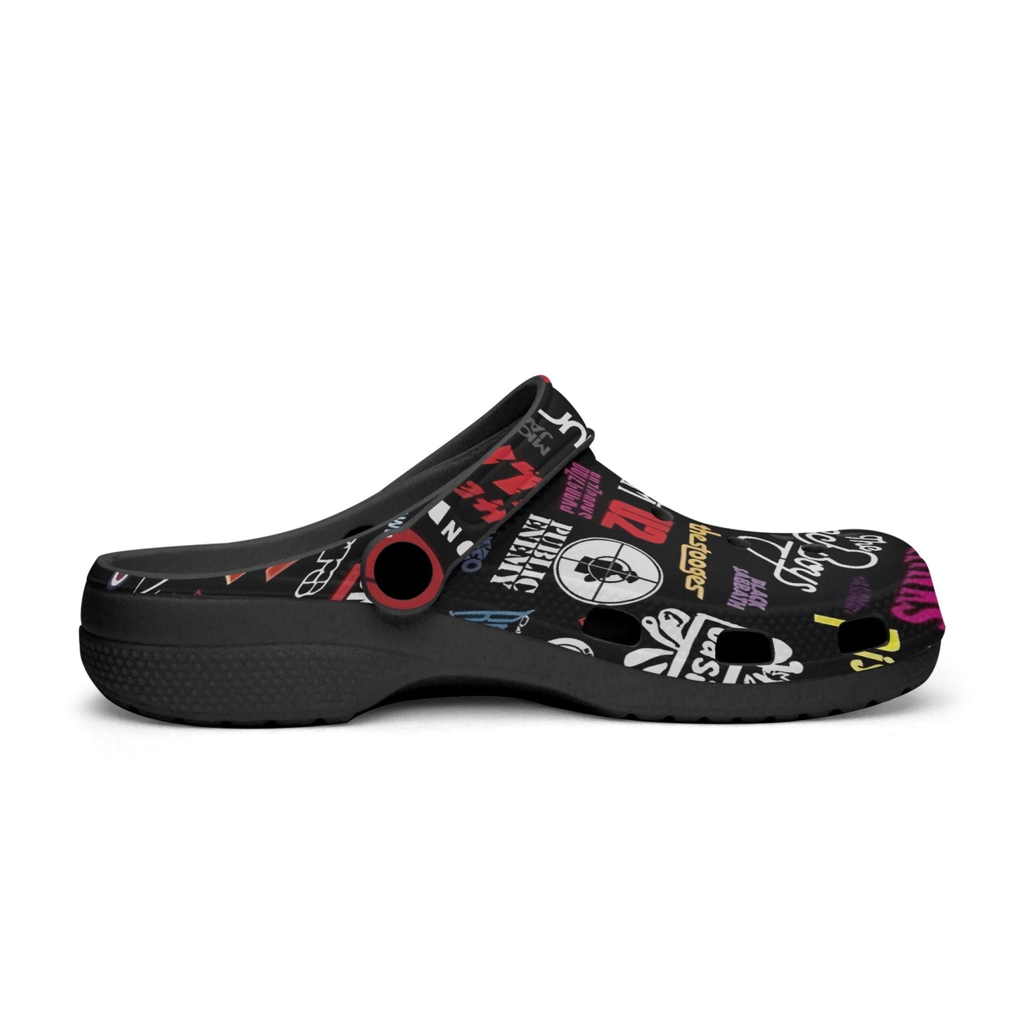 Rock Music Clogs | Black Rock n Royalty Designs