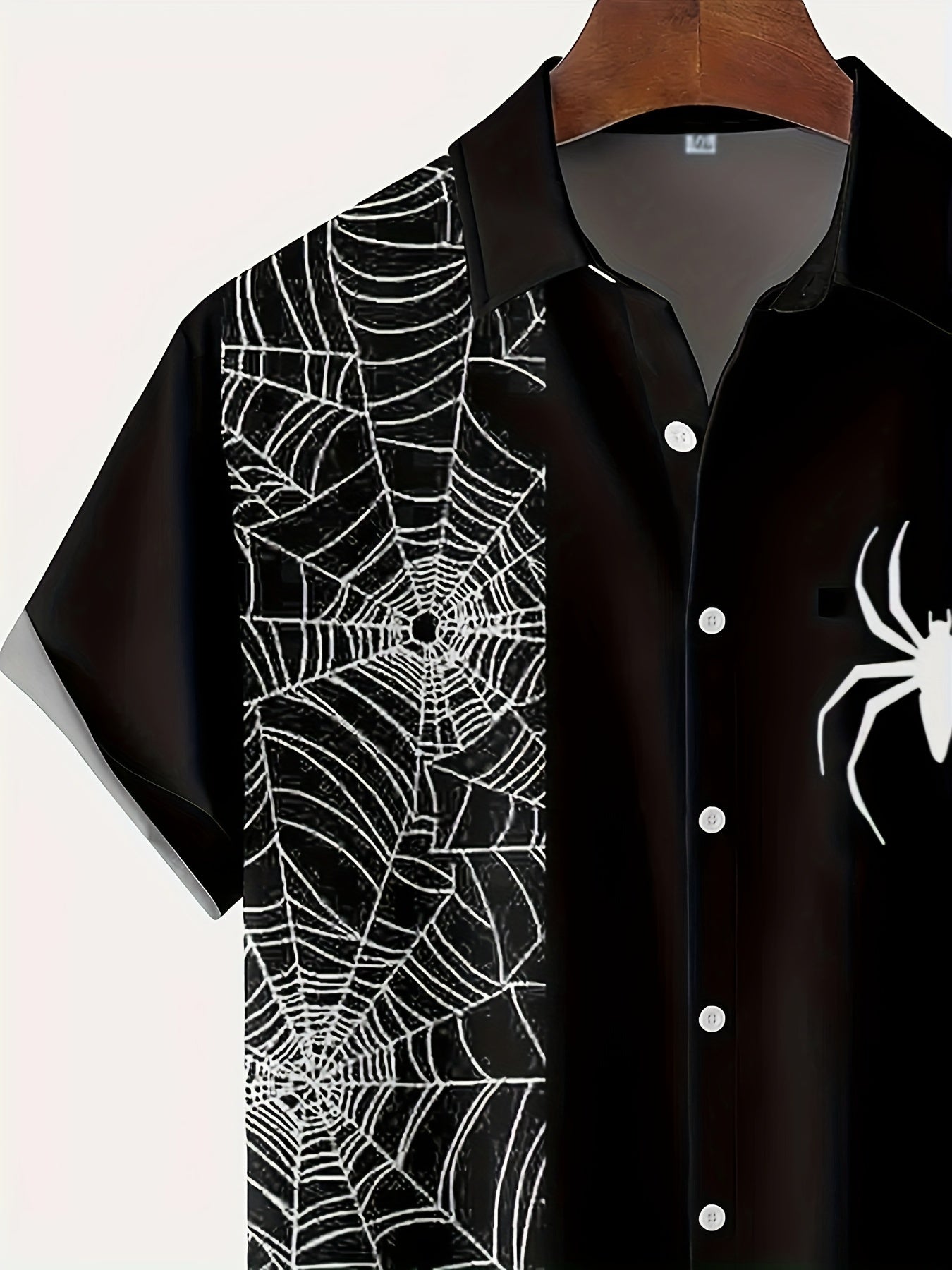 Vintage Spider Web Casual Shirt - Rock n Royalty Designs