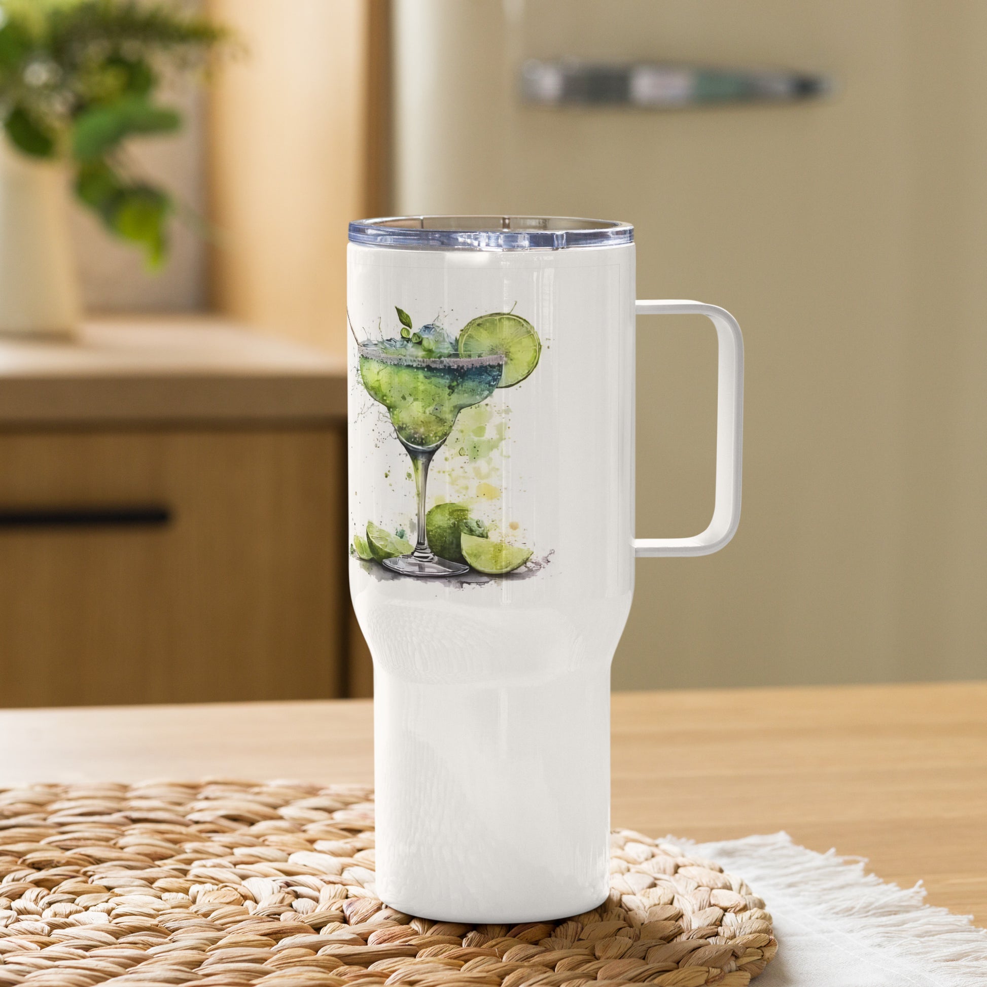 If you're going to be SALTY bring the TEQUILA = Travel mug with a handle - Rock n Royalty Designs